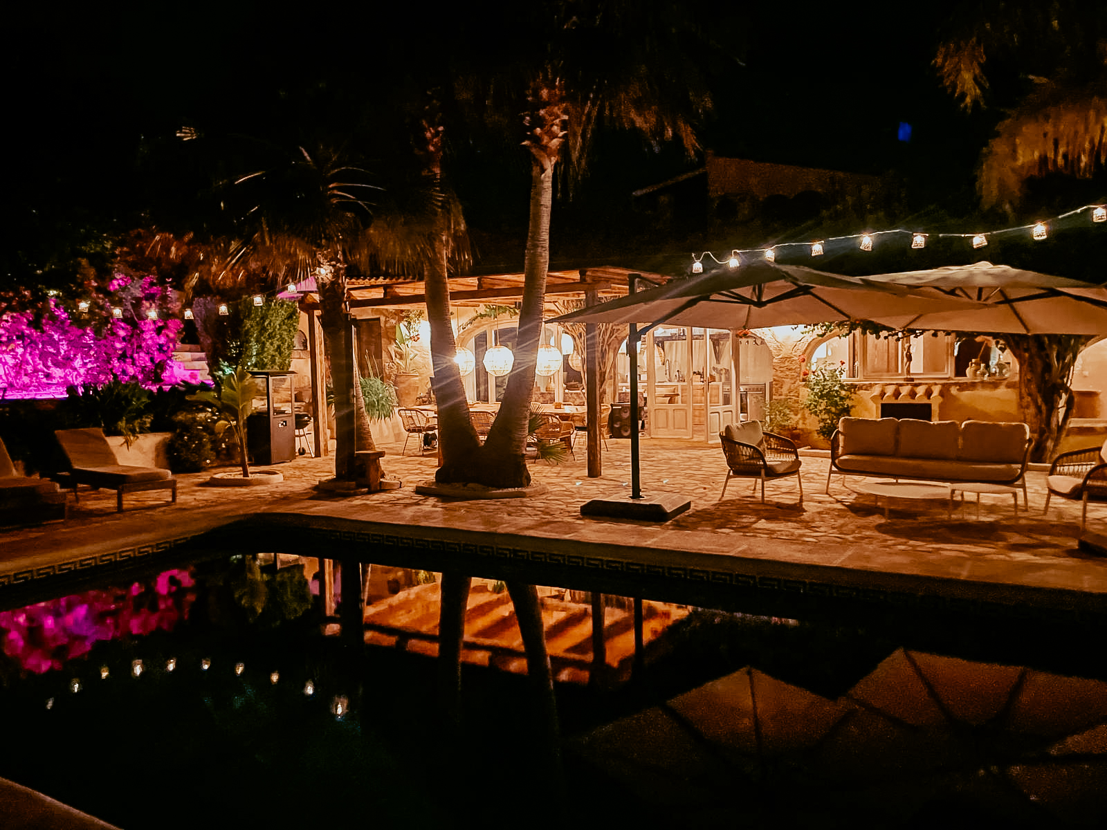 Sfeer van het terras